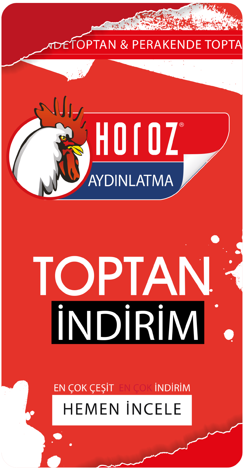 Toptan Horoz Aydınlatma indirimli en uygun fiyatlar